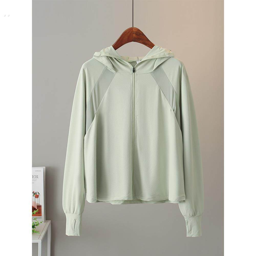 加码加码冰丝女士防晒服2024新薄夏季100公斤防紫外线防晒服