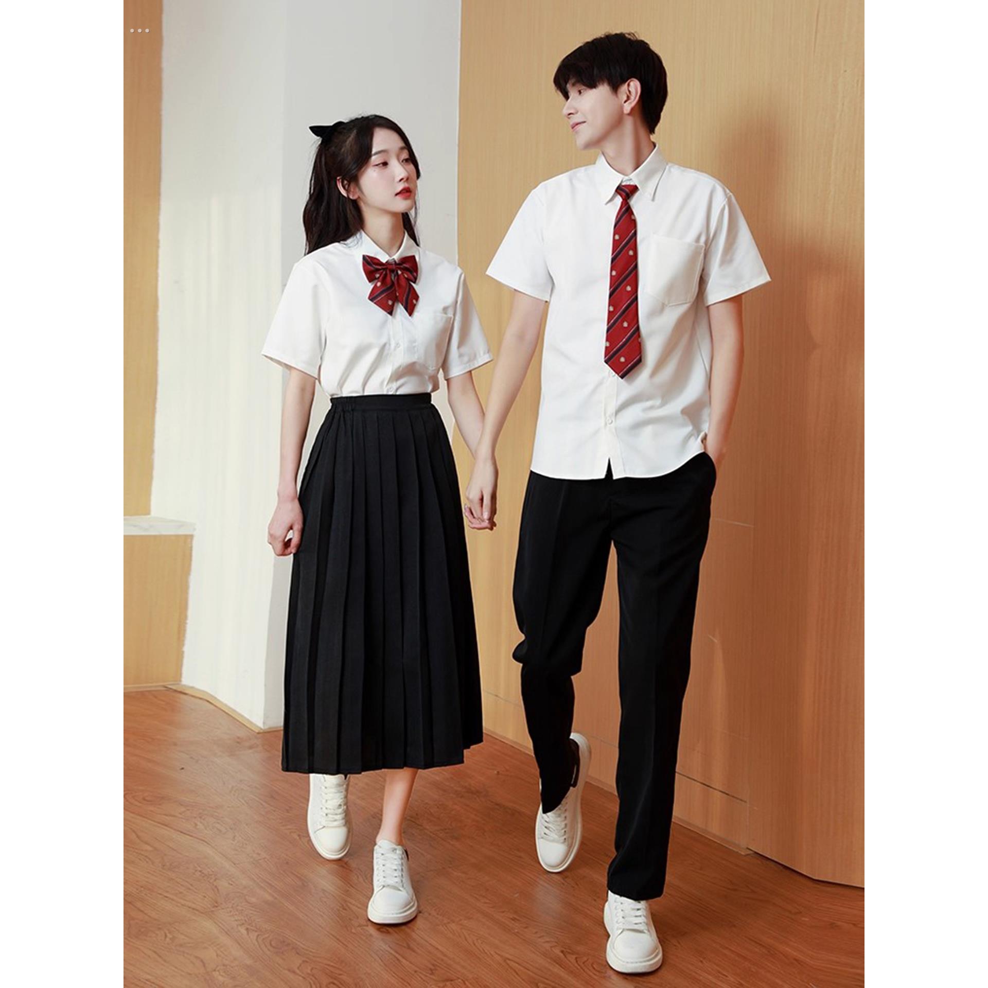 合唱诗歌朗诵比赛服装学生运动会演出服初中高中毕业班服长裙套装