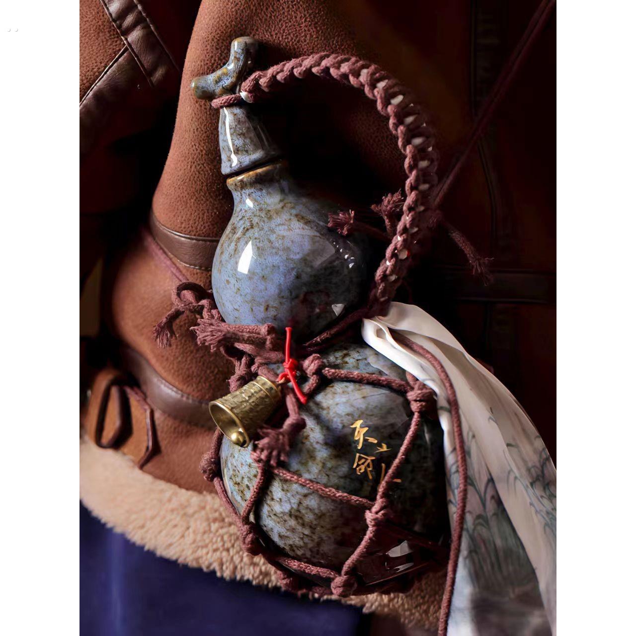 陶瓷老式葫芦水壶酒壶装白酒便携高档白酒杯2025新款耐高温水杯男