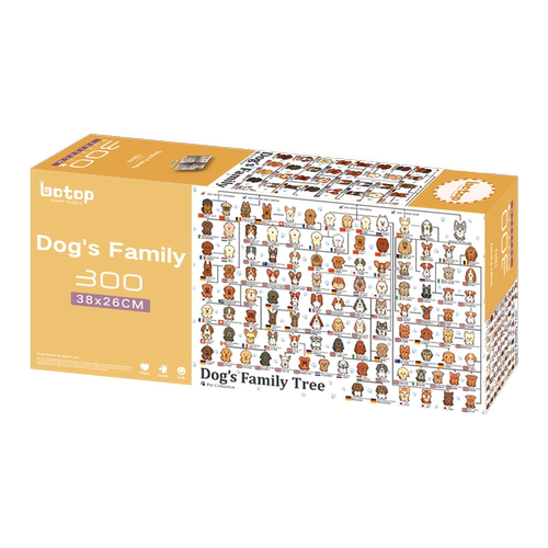 botop狗家族300片闪光膜拼图