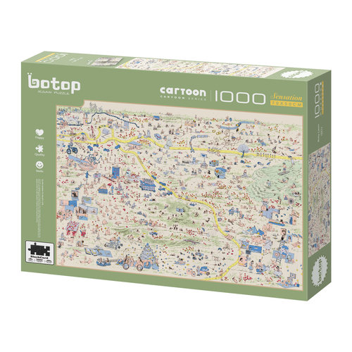 botop很忙碌的大草坪丝绒拼图