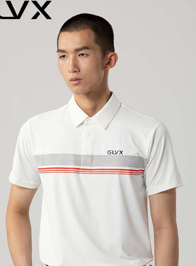 高尔夫服装男装短袖POLO衫休闲衣服薄款男士上衣户外运动高弹球衣