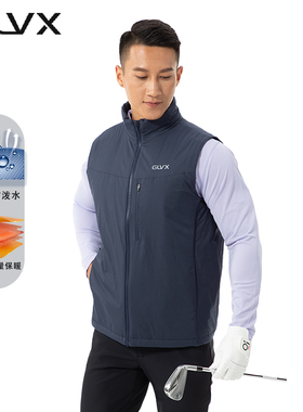 高尔夫外套男秋冬防风保暖蓄热背心轻薄透气舒适马甲内力蓄热技术