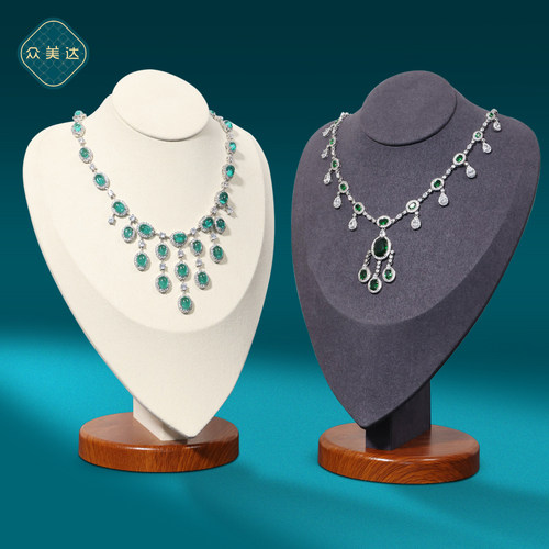 原木项链展示架饰品陈列道具