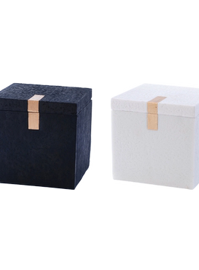 现代简约桌面砂岩收纳盒