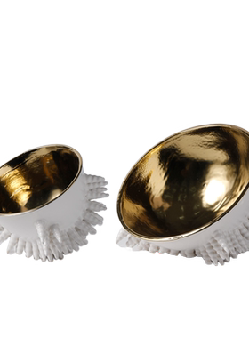 现代轻奢餐厅陶瓷水果盘摆件