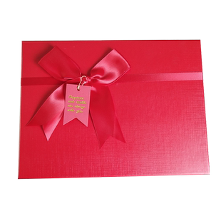 红色礼物盒精美生日礼品空盒子裙子衣服礼盒包装围巾新年正红礼盒