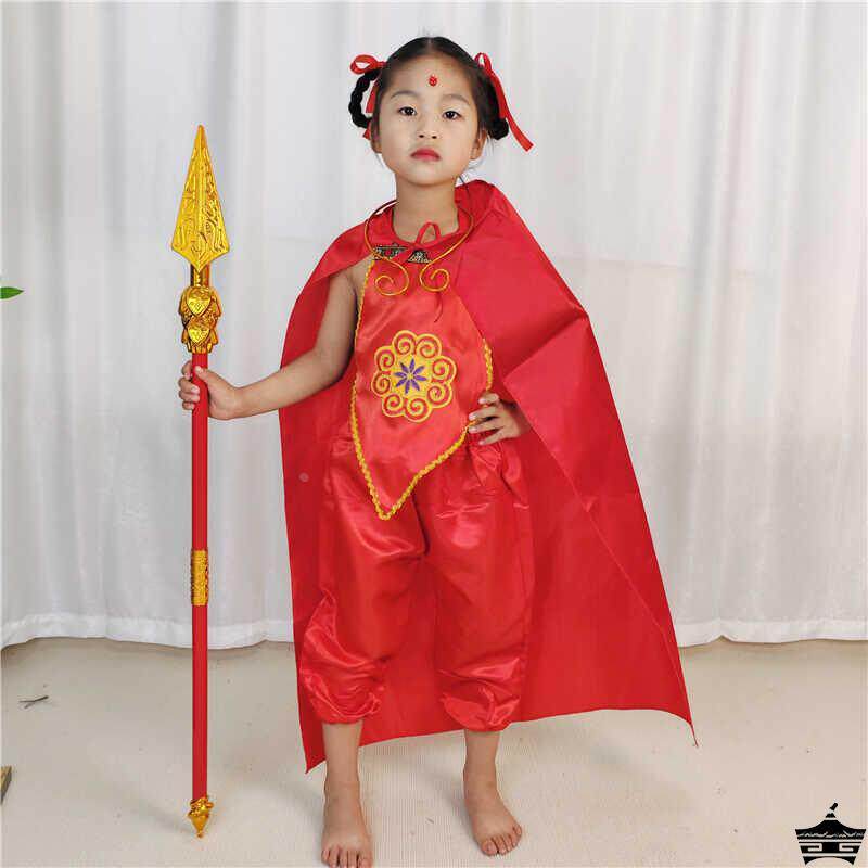 儿童西游记红孩儿服装哪吒闹海道具兵器全套古装古典表演出服装