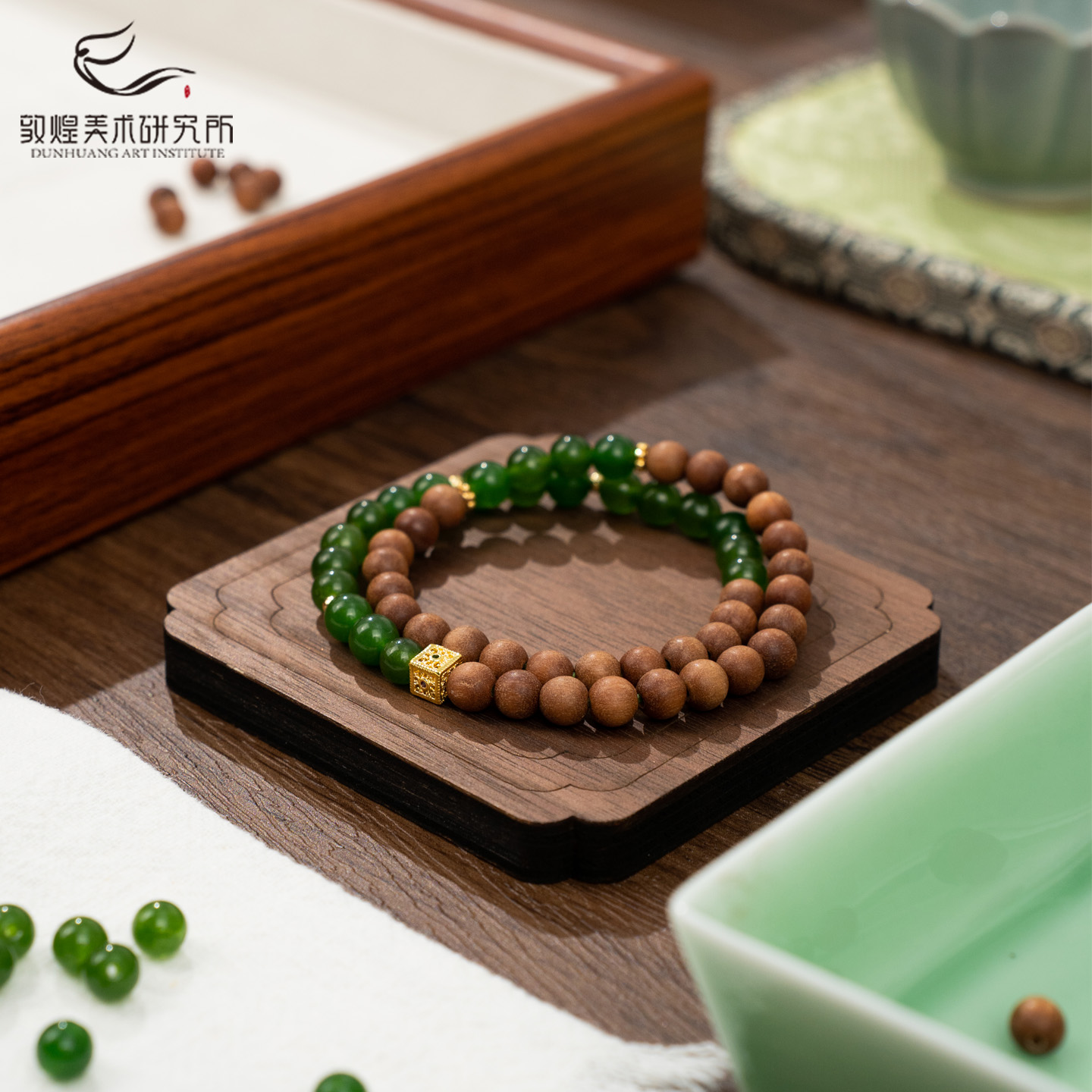 敦煌绮梦·祺然老山檀玉髓手串