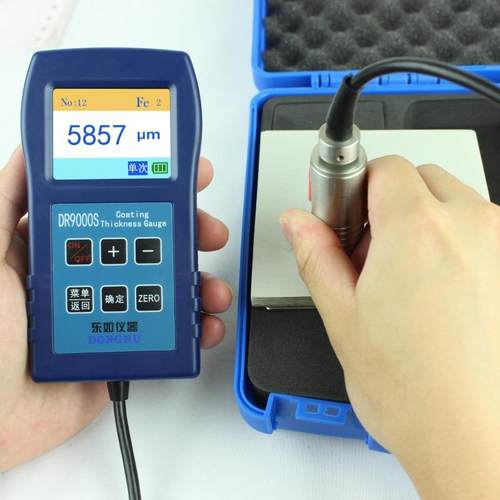DR9000S铁基电磁感应涂层测厚仪0-9500μm大量程油漆料涂层测厚仪