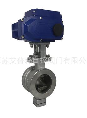 智能不锈钢电动V型调节球阀VQ971F-16江苏V型调节球阀厂家