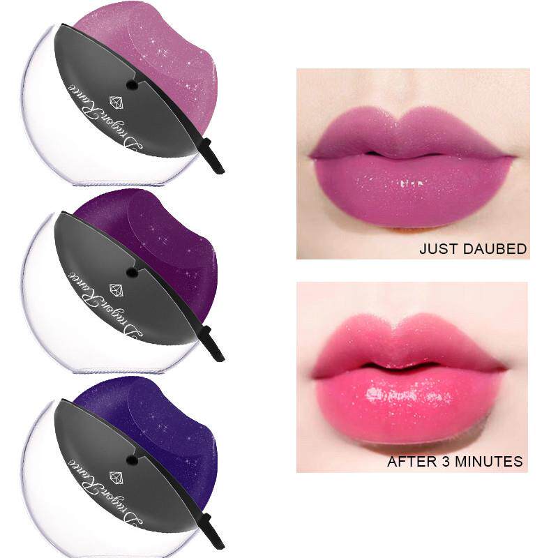 Lip-shaped Lipstick Makeup Temperature Color Changing Lazy