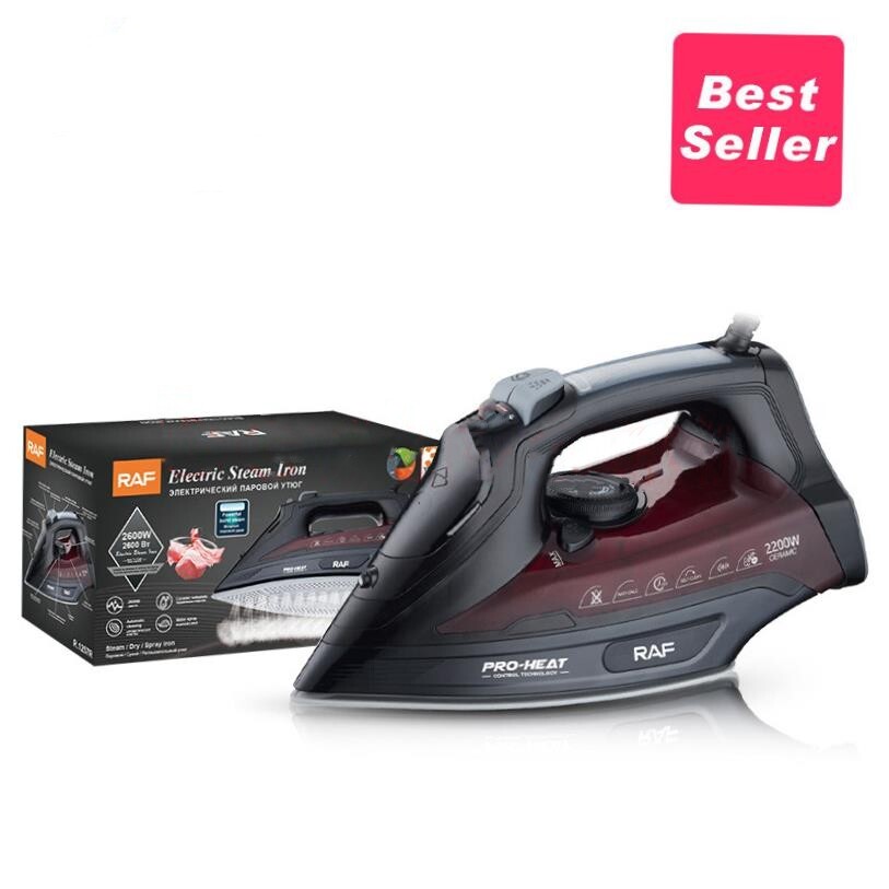 English Cordless Electric Steam Iron Wireless iron英文电熨斗