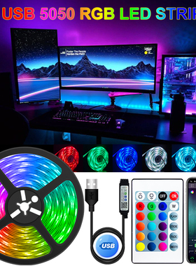 LED Strip Light USB Bluetooth RGB 5V LED RGB /RGBIC Lights