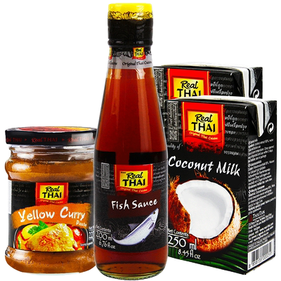 泰国红青组合虾蟹咖喱酱