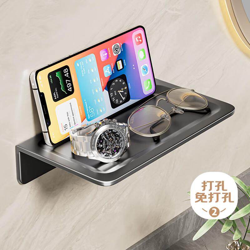 百字卫生间手机置物架不锈钢厕所置物架公共洗手间纸巾架托盘收纳,家庭/个人清洁工具,浴室角架/置物架,淘宝优惠券,粉丝福利购,淘宝优惠卷