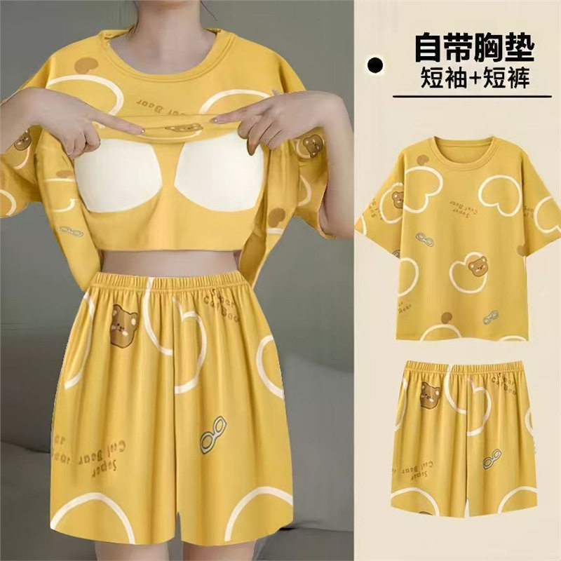 2026新款套头女睡衣女套装短睡衣/家居服套装