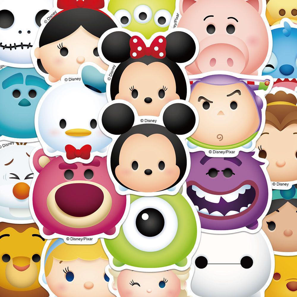 50张迪士尼松松TsumTsum贴纸