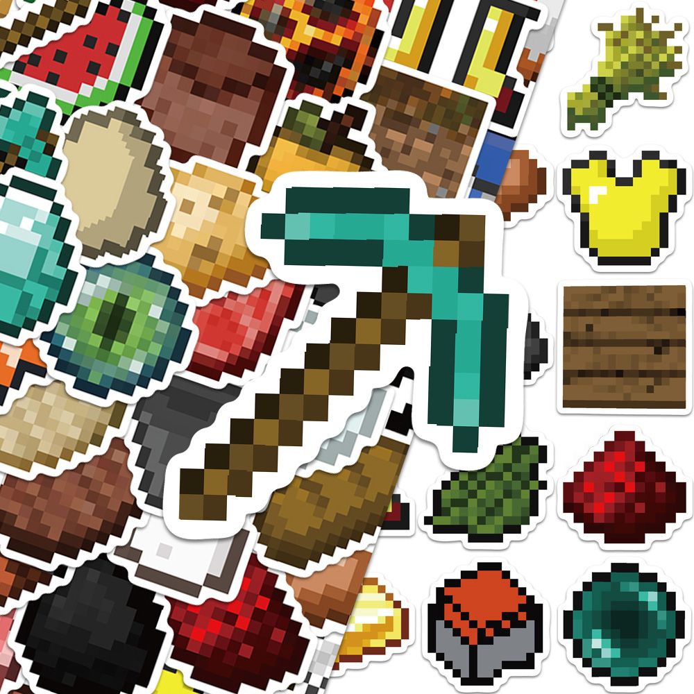 140张我的世界Minecraft周边贴纸
