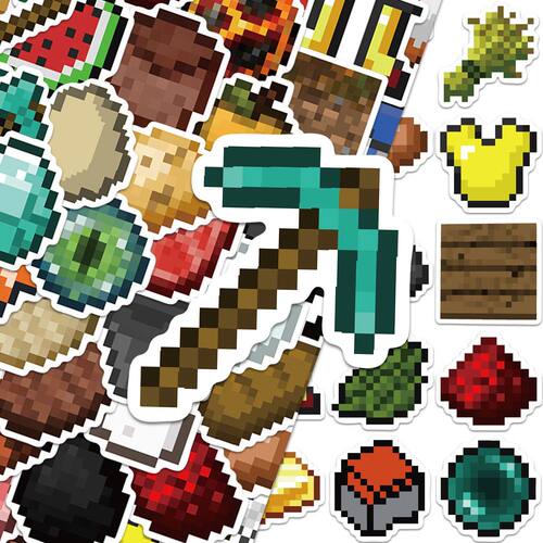 140张我的世界Minecraft周边贴纸