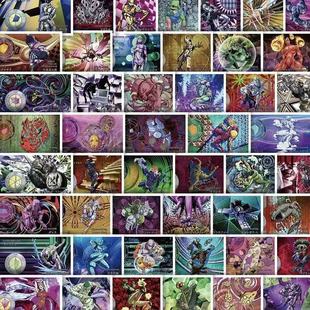 300张JOJO替身能力贴纸属性卡面白金之星承太郎吉良吉影装饰贴画