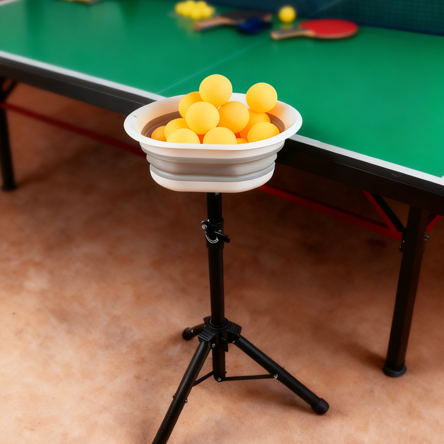 JEELS吉乐乒乓球多球盆便携折叠