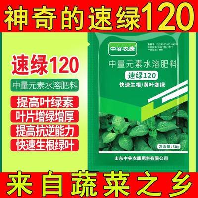 速绿120叶绿素真品通用无烂根爆根壮苗速绿叶面肥复合120叶面肥料