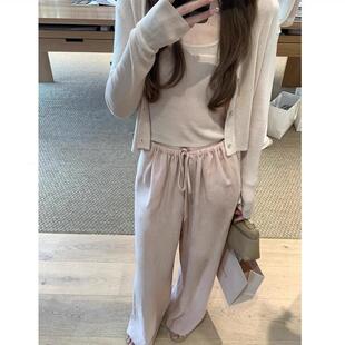 想要焊在腿上松弛感抽绳亚麻裤 chill多色囤 daily Madofit麻豆