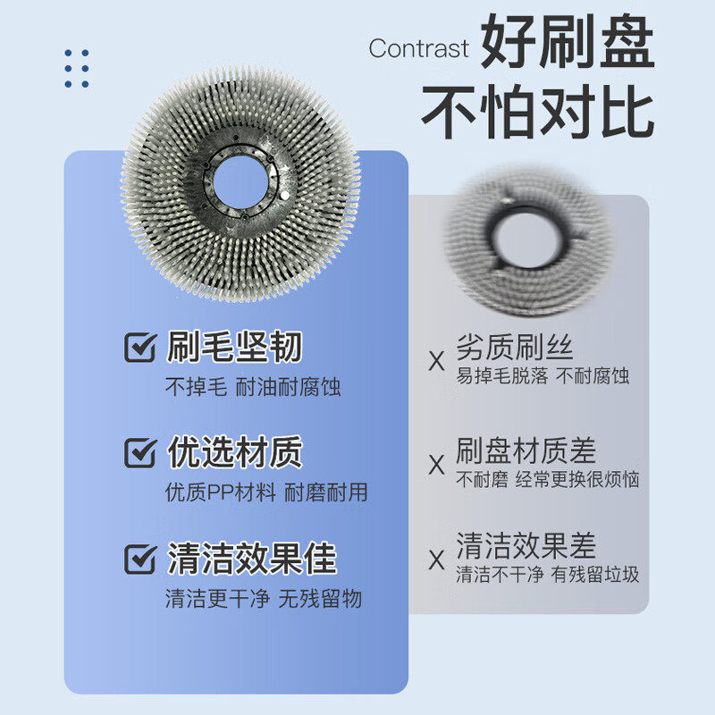 适配嘉德利洗地机配件刷盘GT50/GT55/GT70/GT110/GT115刷子毛刷盘