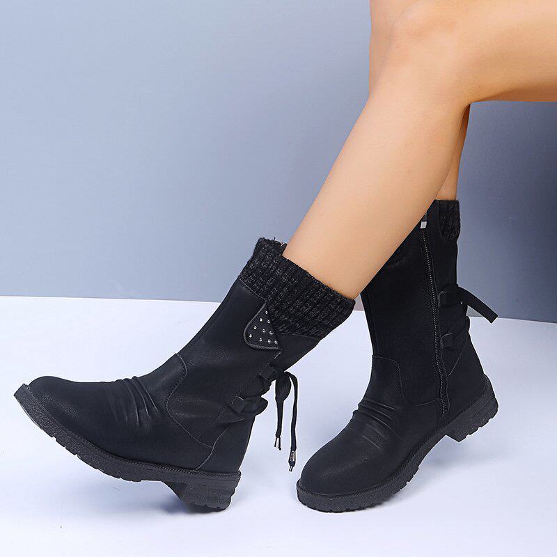 shoeswomen秋冬圆头低帮