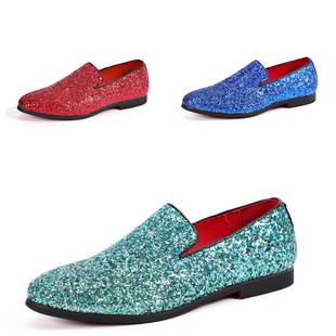 Party Shoes Men Loafers Wedding Dress Shoes Plus Size 37-48