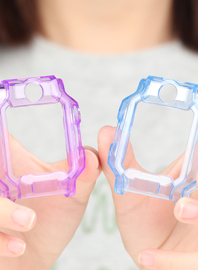 【全包防摔】适用小天才儿童电话手表表带Z8/Z7/Z6A/Z5A保护壳套透明蓝色/黑色/紫色外壳少年版配件绿色/粉色