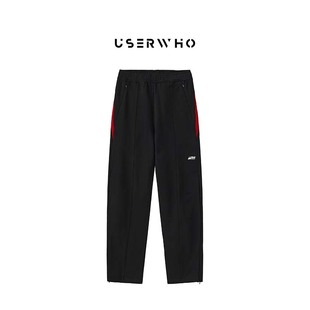 USERWHO幼虎2025新款拼色运动休闲弯刀裤
