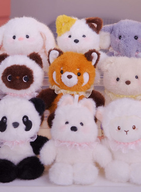 跑跑玩偶小狗挂件小猪毛绒玩具可爱猫咪钥匙扣书包配件桌伴公仔