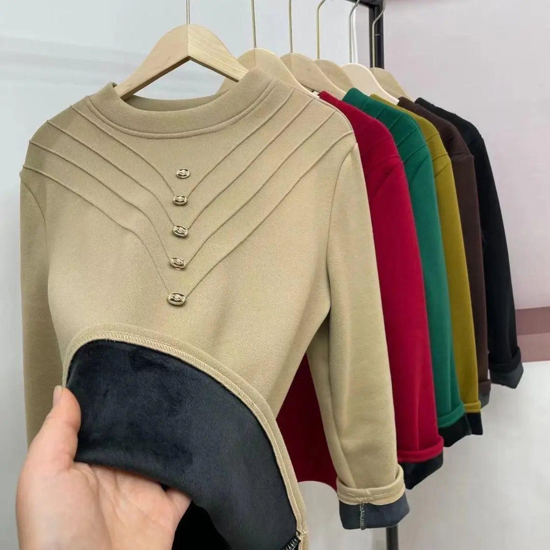 衍艺精品服饰半高领加厚打底衫