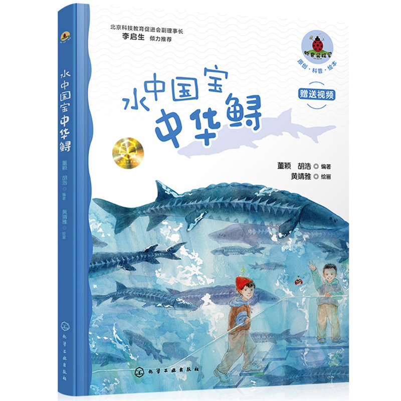 精装 水中国宝中华鲟 6-9-12岁儿童原创科普绘本 美绘典藏版 儿童穿越