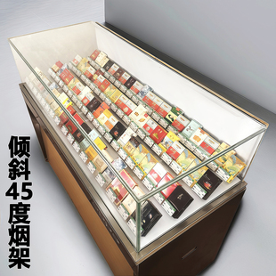 美宜佳便利店超市烟架展示架陈列香烟平躺多层支架子平躺倾斜坡式