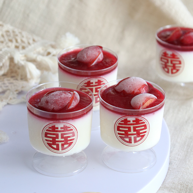 60ML迷你酒杯慕斯PS硬塑料