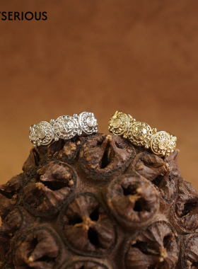 TONE TALE洞天 2026春季新款乌托邦表情戒指精致显白设计感指环