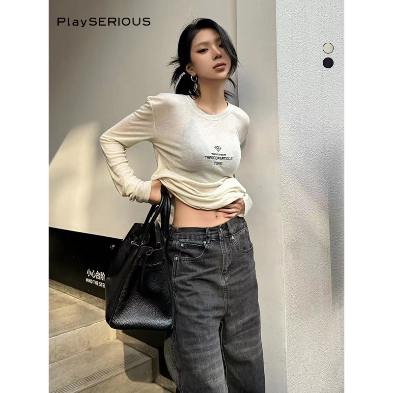 THEGODPARTICLE刺绣宽松T恤