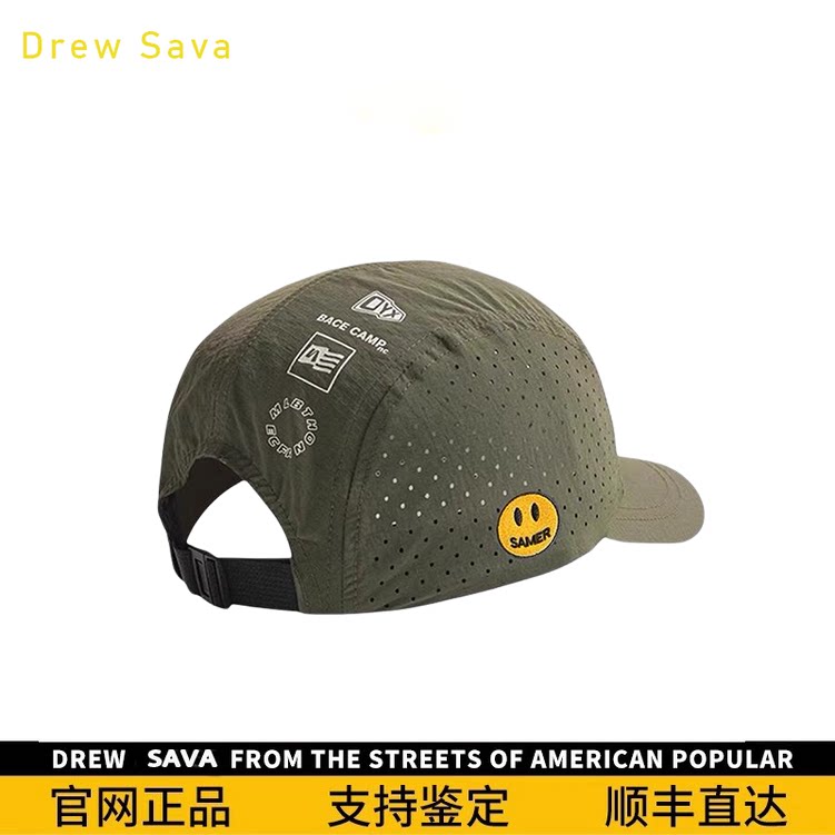 DrewSumt笑脸薄款鸭舌帽图片