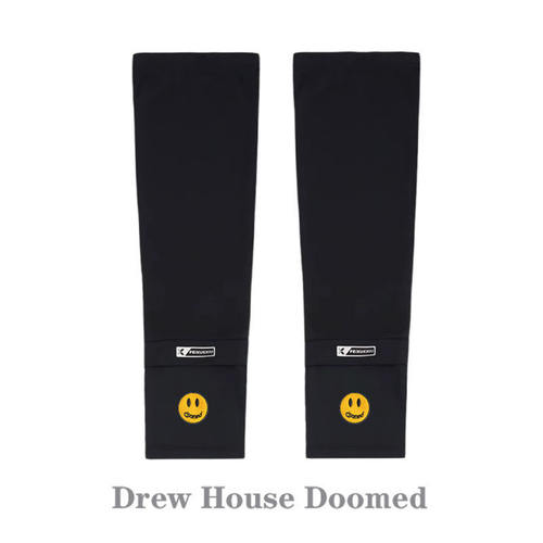 官方正品Drew Sava Doomed笑脸冰袖套袖男夏季防晒冰丝宽松袖套
