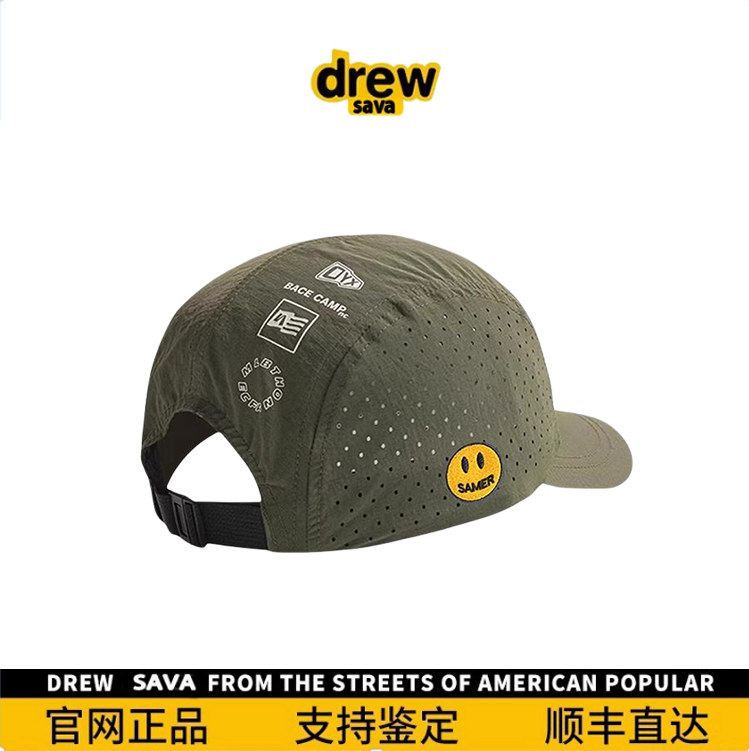 DrewSumt笑脸薄款鸭舌帽