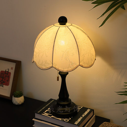 法式中古台灯充电款触摸开关卧室