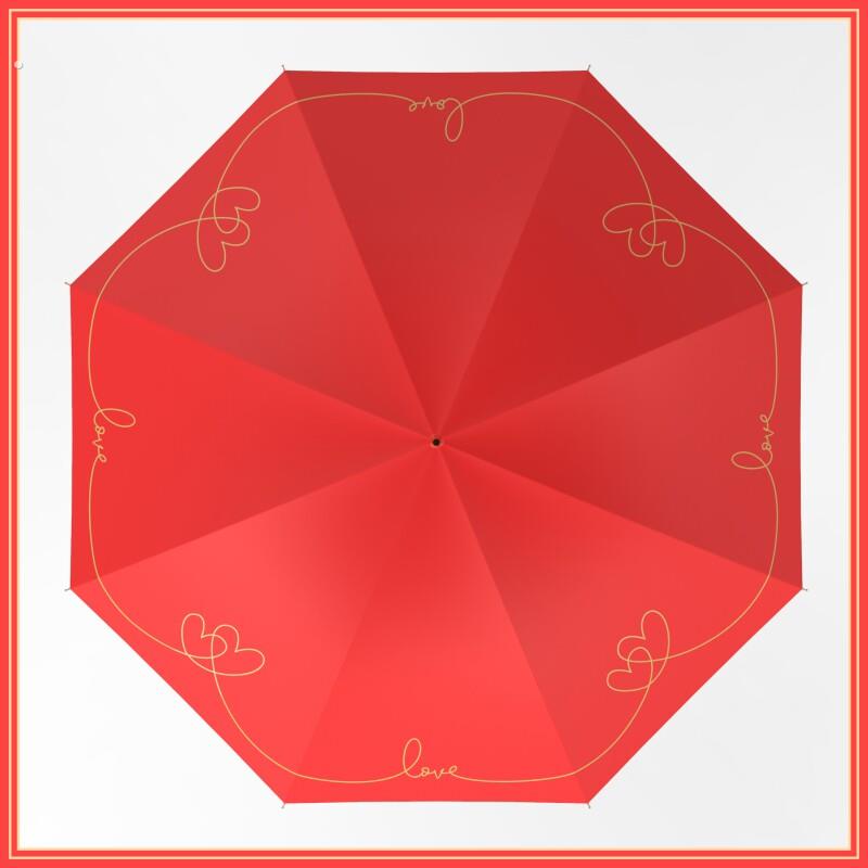 新娘出门红伞高级婚伞 接新娘结婚用的新娘伞新娘子结婚出嫁雨伞