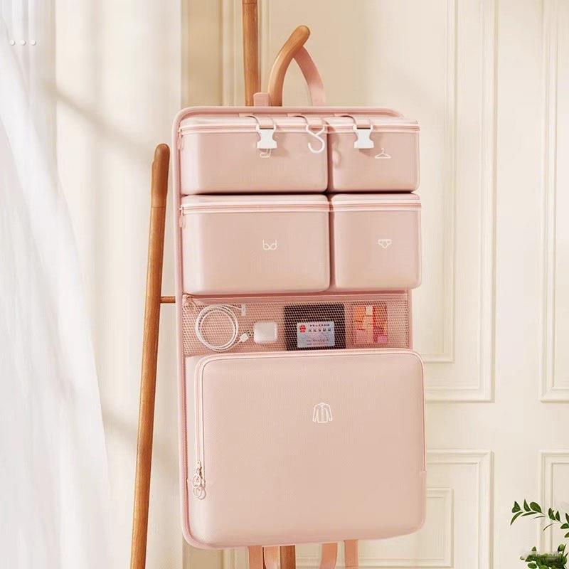 七合一旅行收纳袋行李箱衣物内衣内裤分装神器旅游出差衣服收纳袋