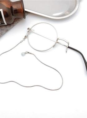 单片眼镜怪盗基德阿蒙单只半边单边眼镜复古英伦夹眼鼻式有度数