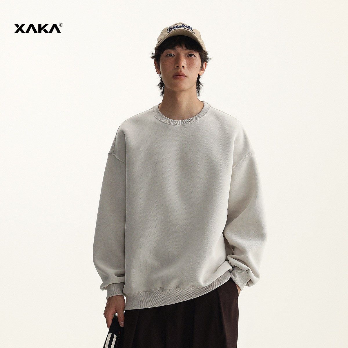 XAKA潮套头卫衣青春流行