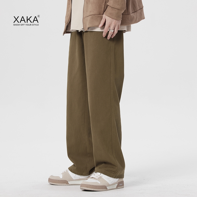 XAKA长裤直筒宽松青春流行