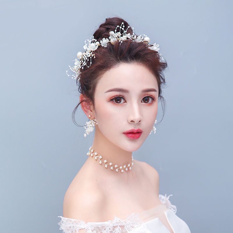 婚纱礼服珍珠头饰新娘发箍
